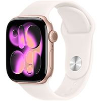 Apple Watch Series 11 Cellular - 42mm - Alumínio Rosa Dourado | Sport Band - Rosa leve - S/M - Outlet - Grade A