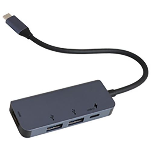 Hub USB-C Accsup 4 em 1 100W - Antracite