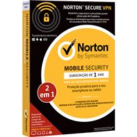 Norton Mobile Security - 1 Ano + Norton Secure VPN - 1 VPN