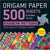Origami paper 500 sheets rainbow pa