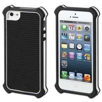 Muvit Capa Anti-Shock Preto/Branco para iPhone SE/5s/5 - Capa Telemóvel -  Compra na Fnac.pt