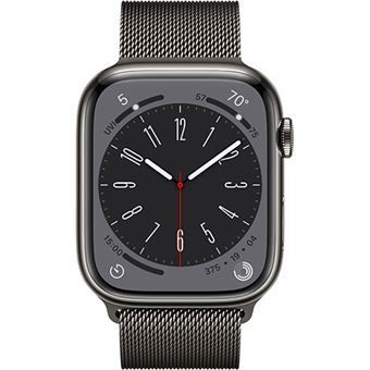 Apple Watch Series 8 GPS + Celular 45mm Caixa de Aço Inoxidável com  Bracelete Milanese Loop Ouro