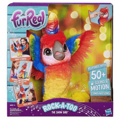 FurReal Friends Lolo o Meu Papagaio Louro Hasbro Peluche