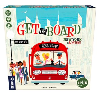 Jogo de Tabuleiro Get On Board: New York & London - 1
