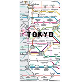 Ímanes Puzzle Mapa do Metro de Tóquio - 50 Peças