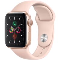 Apple Watch Series 5 40mm - Alumínio Dourado | Bracelete Desportiva - Rosa Areia