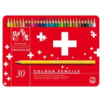 Lápis de Cor Caran d'Ache Swisscolor - 30 Unidades