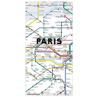 Ímanes Puzzle Mapa do Metro de Paris - 50 Peças