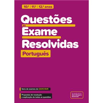 Questões de Exame Resolvidas - Português - 10.º/11.º/12.º ...