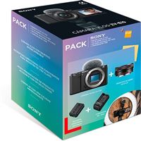 Pack Fnac Máquina Fotográfica Mirrorless Sony ZV-E10K + E PZ 16-50mm f/3.5-5.6 OSS II + Bateria + Carregador