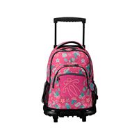 Mochila Trolley Renglon Juvenil Totto - Rosa