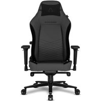 Cadeira Gaming Alpha Gamer Alegra Pele Sintética PU - Preto