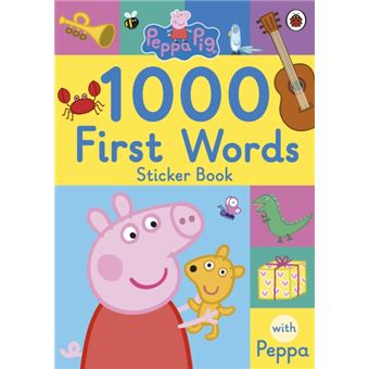 Peppa pig: 1000 first words sticker