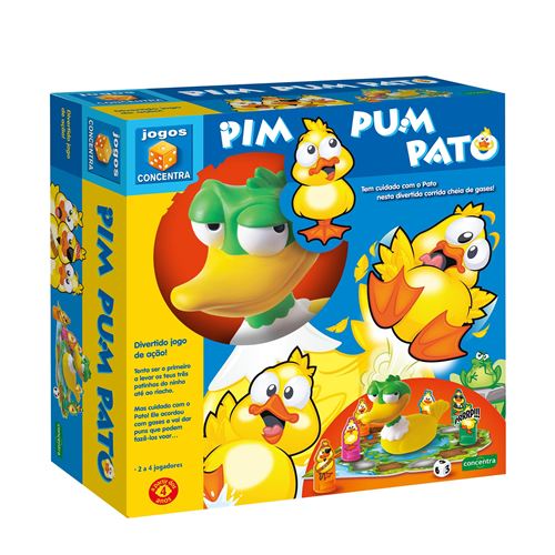 Jogo de Tabuleiro Pim Pum Pato - Concentra