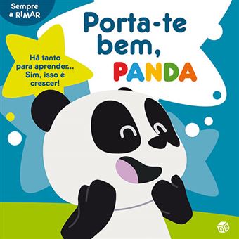 Porta-te Bem, Panda: Livro de Histórias Oferta de Quadro e Autocolantes