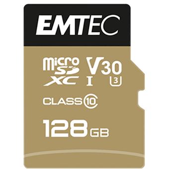 Cartão microSDXC Emtec SpeedIN Pro Classe 10 - 128GB
