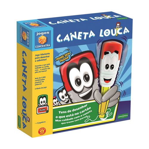 Jogo de Tabuleiro Caneta Louca - Concentra