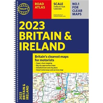 2023 Philip's Road Atlas Britain An - Philip's Maps - Compra Livros Na ...