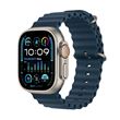 Apple Watch Ultra 2 GPS 49mm - Cellular - Titânio | Bracelete Ocean Band - Azul