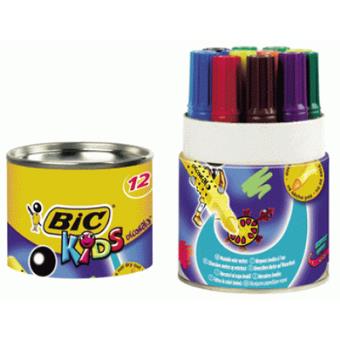 Lote De 30 Rotuladores BIC Kids Decoralo - Multicolor, Base Agua, Lavables En Tela