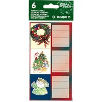Etiquetas Adesivas Busquets Natal - 6 unidades