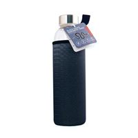 Garrafa de Vidro Preta Cobra - Kikkerland