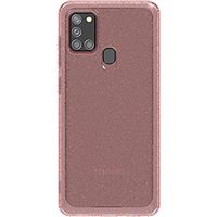 Capa Glitter Samsung para Galaxy A21s - Rosa