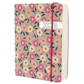 Agenda Diária Escolar Camden Floral A6 2015/2016