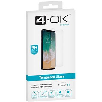 Película Ecrã Vidro Temperado 4-OK para iPhone 11 - Protetor de Ecrã para  Telemóvel - Compra na