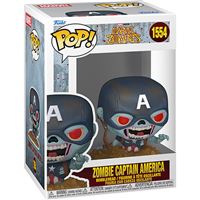 Funko Pop! Figura de Vinyl Marvel Zombies: Zombie Captain America - 1554