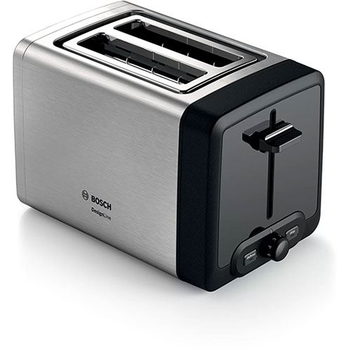 Torradeira Bosch Compact Toaster Design Line TAT4P420 Inox