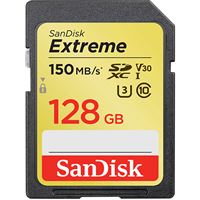 Cartão SDXC Sandisk Extreme Classe 10 - 128GB
