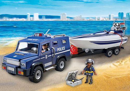 Lancha de policia playmobil online