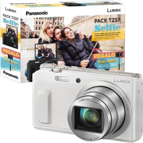 Máquina Fotográfica Compacta Panasonic Lumix DMC-TZ57 - Branca +