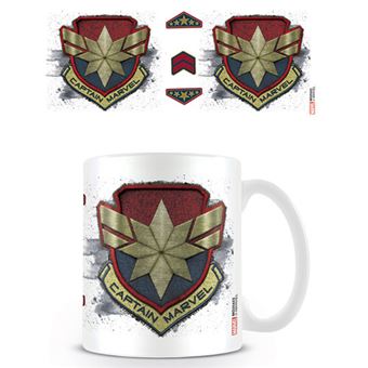 Caneca Captain Marvel Badge