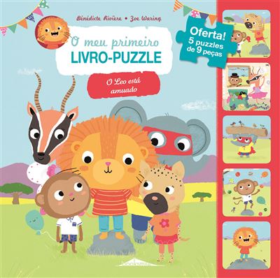 Bénédicte Rivière O Meu Primeiro Livro-Puzzle - O Leo Está Amuado