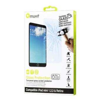 Muvit Proteção de Ecrã Vidro Temperado para iPad Mini
