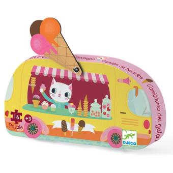 Puzzle Gelados 16 Peças - Djeco
