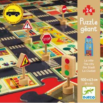A Cidade - Puzzle Gigante 24 Peças