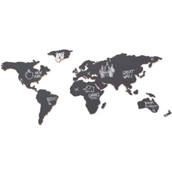 Mapa Mundo de Ardósia