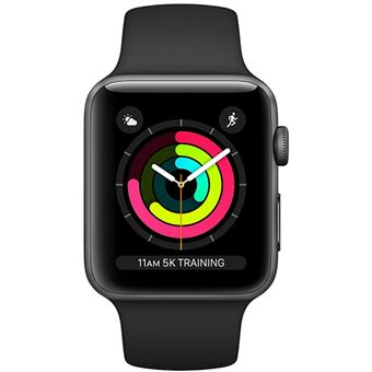 Apple Watch Series 3 38mm Cinzento Sideral Bracelete