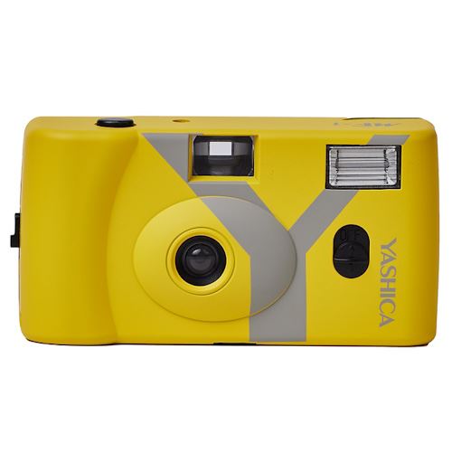 Máquina Fotográfica Analógica YASHICA MF-1 Série Y - Amarelo