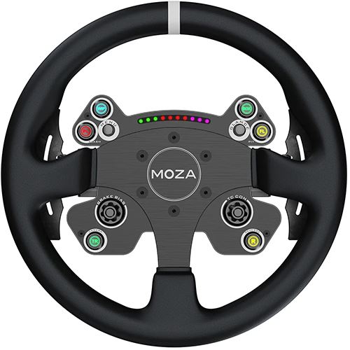 Volante Moza Racing  CS V2P RS057 - PC - Preto