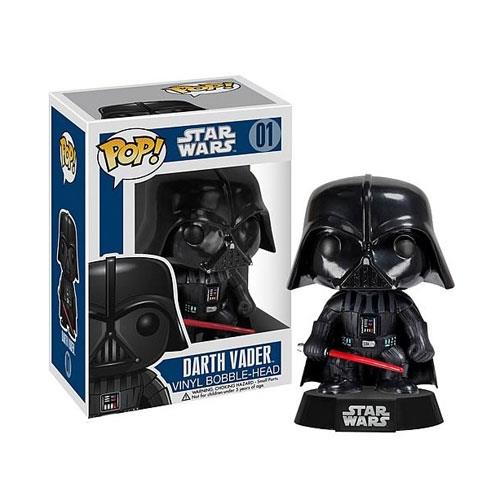 Portachiavi Ufficiale Star Wars Darth Vader In Vinile - Testa Metallo E Catena