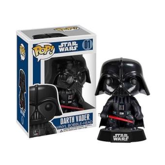 Portachiavi Ufficiale Star Wars Darth Vader In Vinile - Testa Metallo E Catena