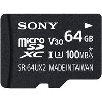 Cartão Memória Sony MSDXC SR-UX2A V30 100MB/s - 64GB