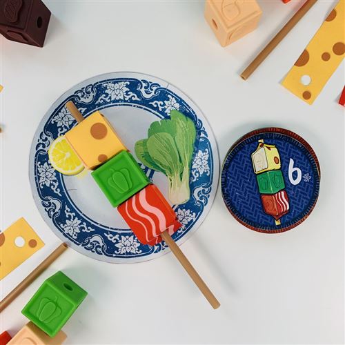 Jogo 2 Comidas Japonesa Sushi Infantil Brinquedo Cozinha Toy