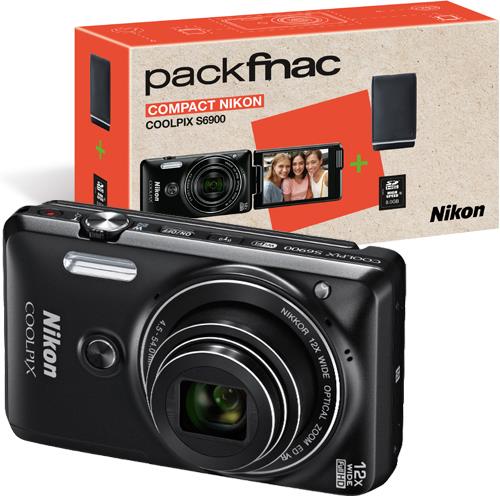 Máquina Fotográfica Compacta Nikon Coolpix S6900 - Preto - Câmara