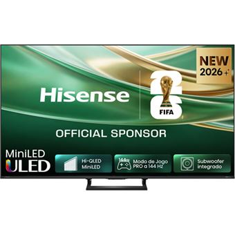 Smart TV Hisense 75" Mini-LED Hi-QLED UHD 4K 75E8S - 189 cm - 1
