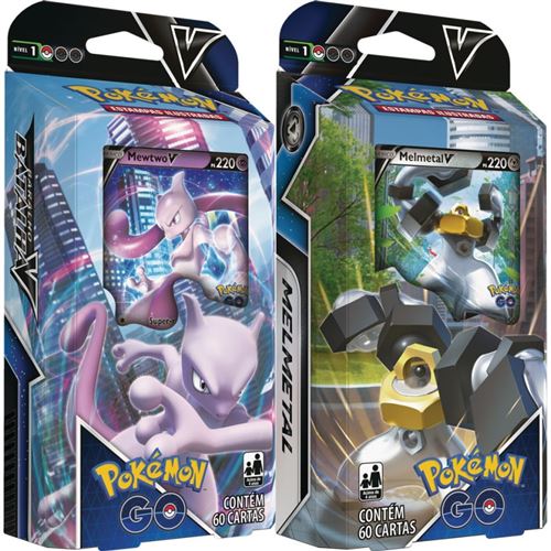 Pokémon Go V Deck Melmetal/Mewtwo - Envio Aleatório - Jogos de